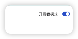 打开开发者模式